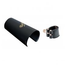 Vandoren Cuir Soprano Sax Ligature Leather with Plastic Cap