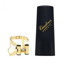 Vandoren M/O Tenor Sax Ligature Plated Gold with Plastic Cap