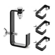 G Clamp with Truss Protector Pack of 4 by Gear4music