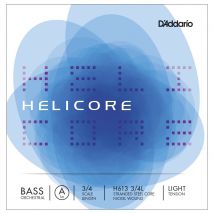 DAddario Helicore Orchestral Double Bass A String 3/4 Size Light 
