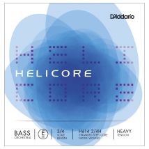 DAddario Helicore Orchestral Double Bass E String 3/4 Size Heavy 