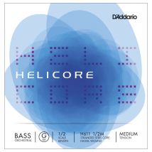 DAddario Helicore Orchestral Double Bass G String 1/2 Size Medium 