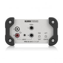 Klark Teknik DI 22P PRO DI AV 2 Professional Passive Stereo DI Box