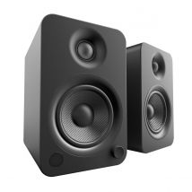 Kanto YU4 Powered Bookshelf Speakers Matte Black