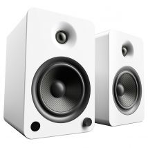Kanto YU6 Powered Bookshelf Speakers Matte White