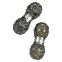 Gon Bops Silver Mic Shakers