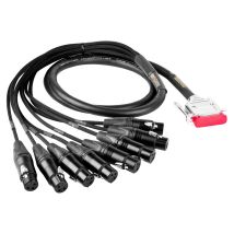 Mogami 2932 Multicore Cable with DB25 and 8 Neutrik Female XLR 3m