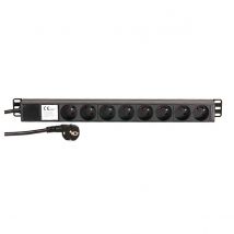 Adam Hall 19 French Power Strip 8 Sockets