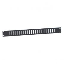 Adam Hall 19 Flat Ventilation Panel With Vertical Slots 1U