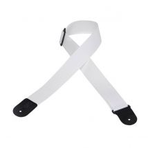 Levys M8POLY-WHT 2" Polypropylene Guitar Strap w/ Poly Ends White