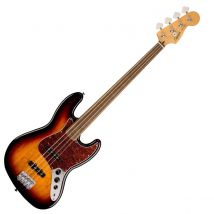 Squier Classic Vibe 60s Jazz Fretless Bass LRL 3-Tone Sunburst