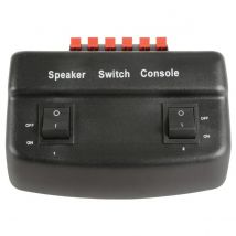 AV:Link 2-Way Loudspeaker Selector Black