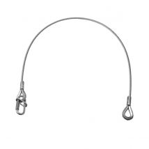 Eurolite Safety Rope UNV-5 in Silver 600 mm