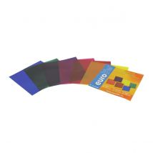 Eurolite 19 cm x 19 cm Colour Gels Six Pack