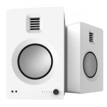 Kanto TUK Powered Bookshelf Speakers Matte White