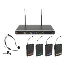 Chord NU4 Quad UHF Wireless System Neck/Lapel