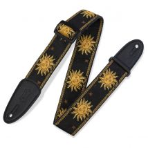 Levys MPJG-SUN-BLK Jacquard Sun Polyester Strap Black