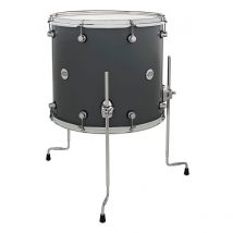DW Design Series 18 x 16 Floor Tom Grey Steel