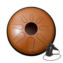 Idiopan Domina 12 Tunable Tongue Drum w/Pick Up Burnt Orange
