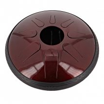 Idiopan Domina 12 Tunable Steel Tongue Drum Ruby Red