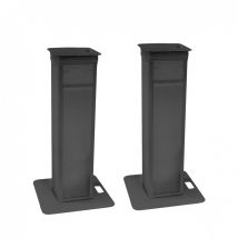 Eurolite Adjustable Stage Stands with Cover and Bag Black