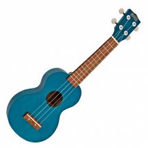 Mahalo Kahiko Ukulele Transparent Blue
