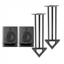 Focal Alpha 65 Evo Active Studio Monitors with Stands