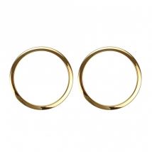 Bass Drum Os 2" Sound Hole Rings Brass
