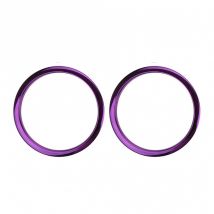 Bass Drum Os 2" Sound Hole Rings Purple