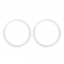 Bass Drum Os 2" Sound Hole Rings White