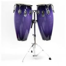 Toca Synergy DLX 10" & 11" Conga Set w/ Stand Purple Fade