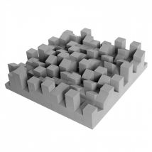Sonitus Bigfusor I Grey (60x60x16cm) 3 Pack