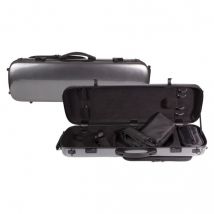 Young Polycarbonate Oblong Violin Case Silver Weave