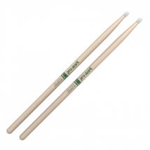 Promark Classic Forward 5B Raw Hickory Drumsticks Nylon Tip