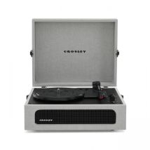 Crosley Voyager Portable Turntable with Bluetooth Out Grey