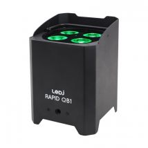LEDJ Rapid QB1 RGBA IP Uplighter Black