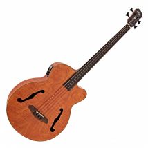 Aria FEB F2/FL Acoustic Bass Flame Nato Natural