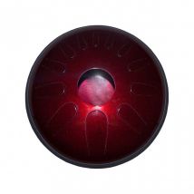 Idiopan Domina Pro 12 Tunable Steel Tongue Drum Ruby Red