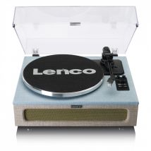 Lenco LS-440 Bluetooth Turntable with Speakers Blue