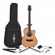 Roundback Acoustic Guitar Complete Player Pack by Gear4music