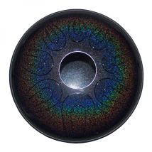 Idiopan 14 Dual Tone Steel Tongue Drum Onyx Rainbow