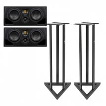 ADAM Audio A77H Active Studio Monitors Includes Stands