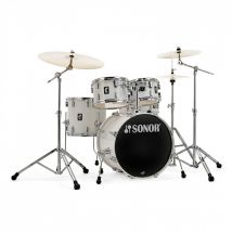 Sonor AQ1 22 5pc Drum Kit w/Hardware Piano White