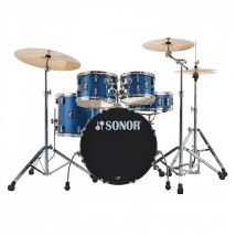 Sonor AQX 22 5pc Drum Kit w/Hardware Blue Ocean Sparkle