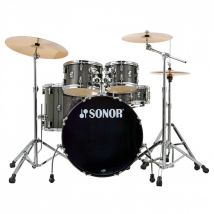 Sonor AQX 22 5pc Drum Kit w/Hardware Black Midnight Sparkle