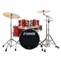 Sonor AQX 20 5pc Drum Kit w/Hardware Red Moon Sparkle
