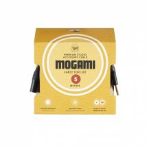 Mogami TRS Jack - XLRM Cable Neutrik Black and Gold Connectors 5m