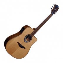 Lâg Hyvibe 10 Dreadnought Acoustic Smart Guitar Natural Satin