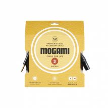 Mogami TRS Jack - XLRM Cable Neutrik Black and Gold Connectors 3m