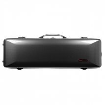 BAM 2018XL Hightech Oblong Violin Case Silver Carbon